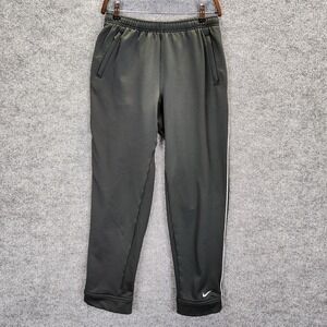 Nike Pants Womens Small (4-6 ) Black Dri-Fit Workout Ankle Zip Athletic